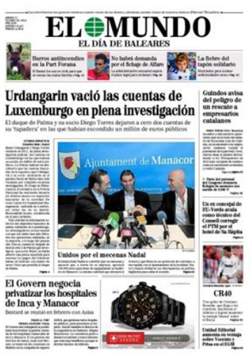 Portada El Mundo Baleares